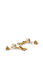  VLogo Signature Pearl Stud Earrings